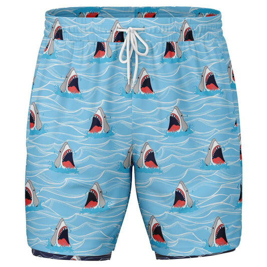 Rad Palm Shark Bait Men's 2-in-1 Shorts