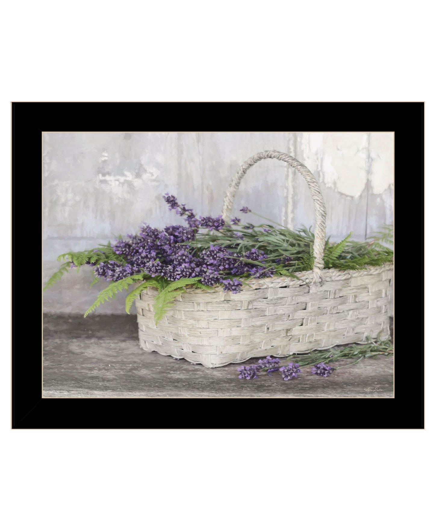 My Lavender Black Framed Print Wall Art-1