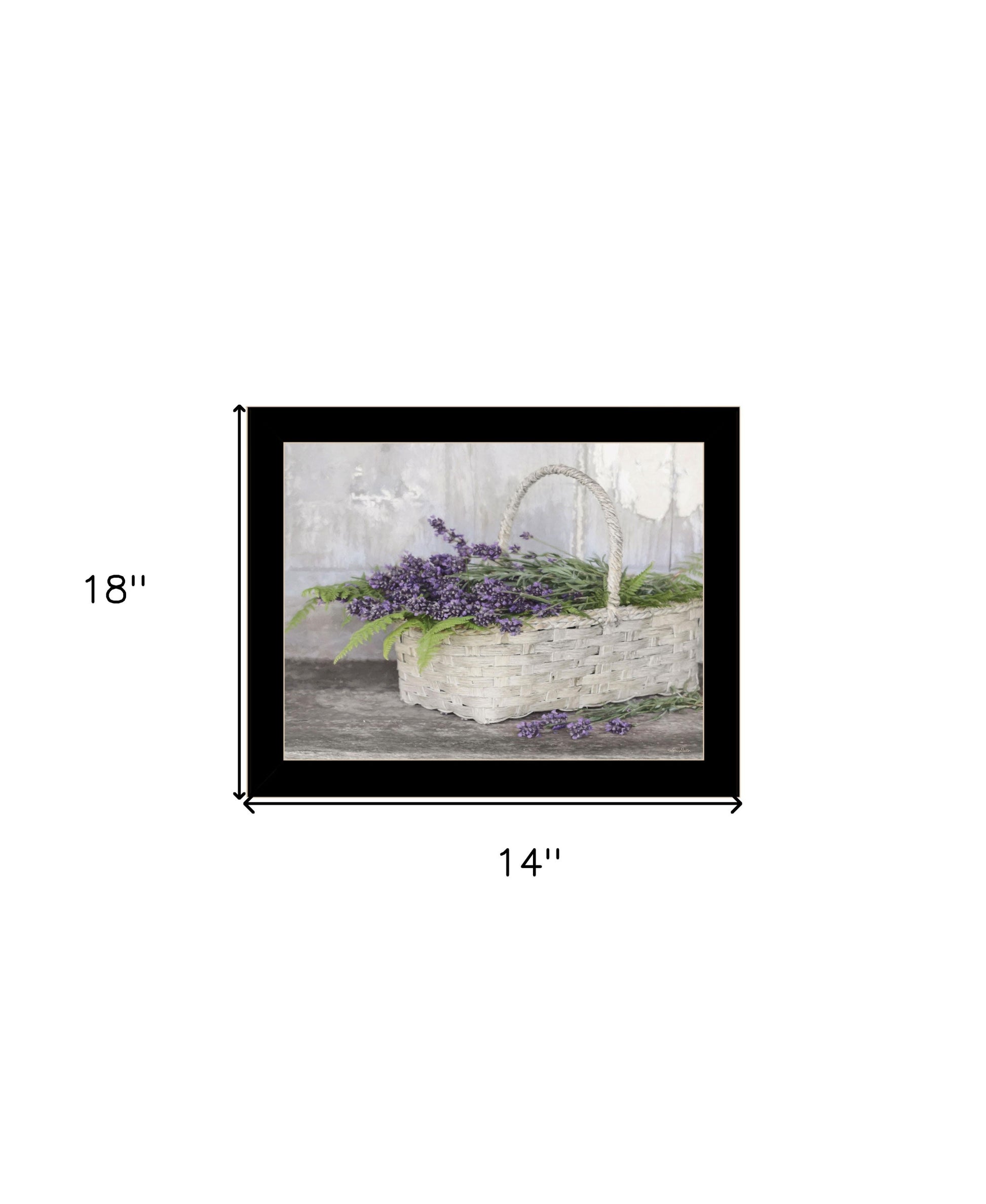 My Lavender Black Framed Print Wall Art-4