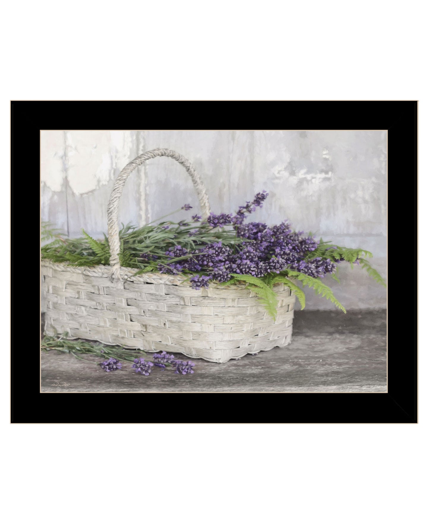 My Lavender Black Framed Print Wall Art-2