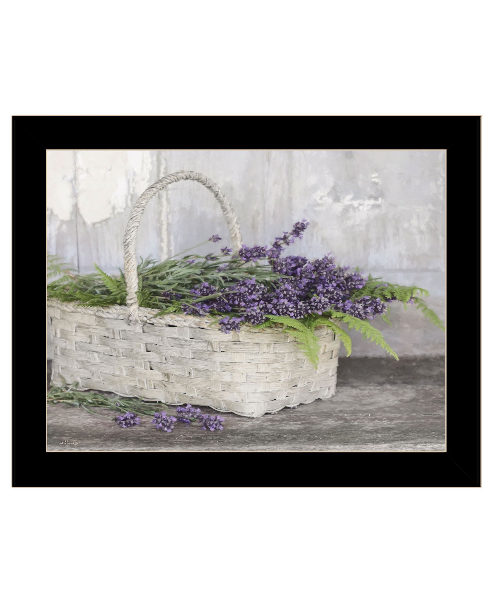 My Lavender Black Framed Print Wall Art-2