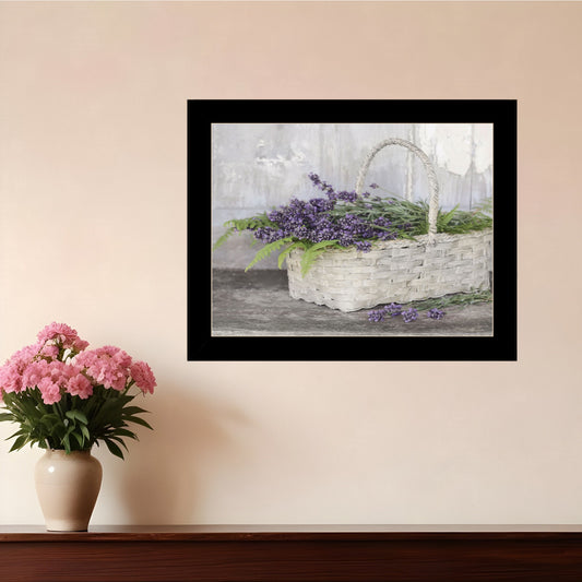 My Lavender Black Framed Print Wall Art-0