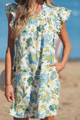 Giuliana Sleeve Shift Mini Dress