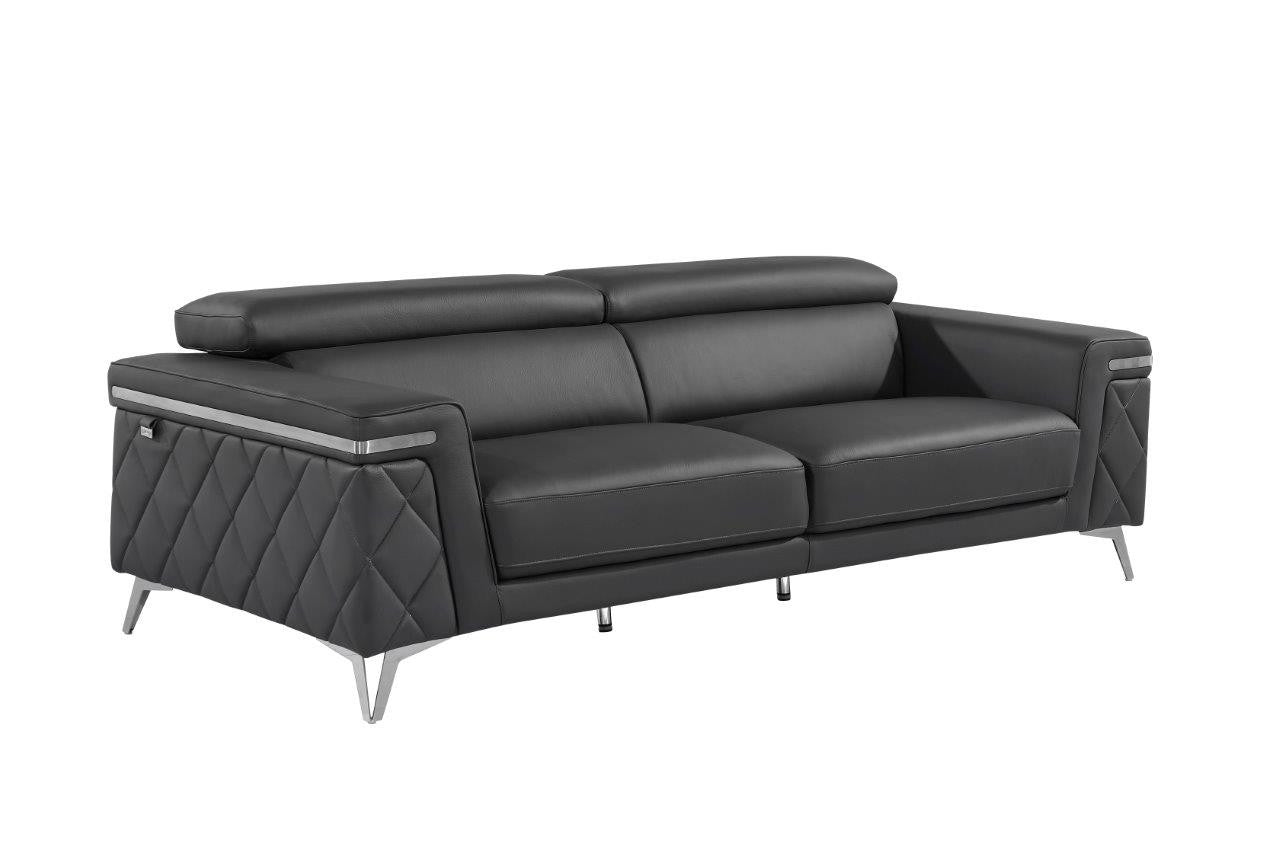 Two Piece Gray Four Person Seating Set-2
