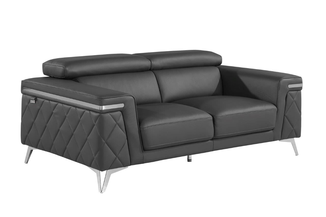 Two Piece Gray Four Person Seating Set-7