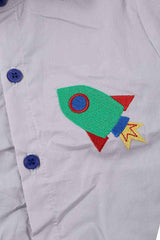 Rocket Robot Button Up Boys Shirt