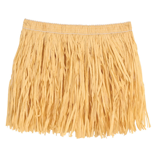 Kids Natural Tan Raffia Mini Hula Skirt