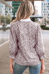 Phoebe Collar Puff Sleeve Top