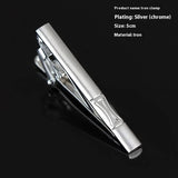 Men's Business Silver Simple Fashion Short Tie Clip