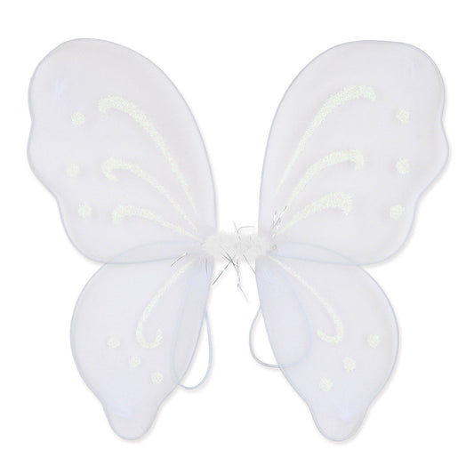 White Fairy Wings Costume Accessory