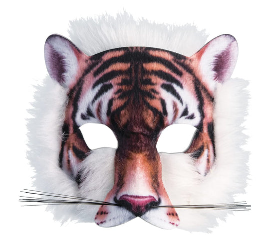Tiger Face Mask Costume Accessory