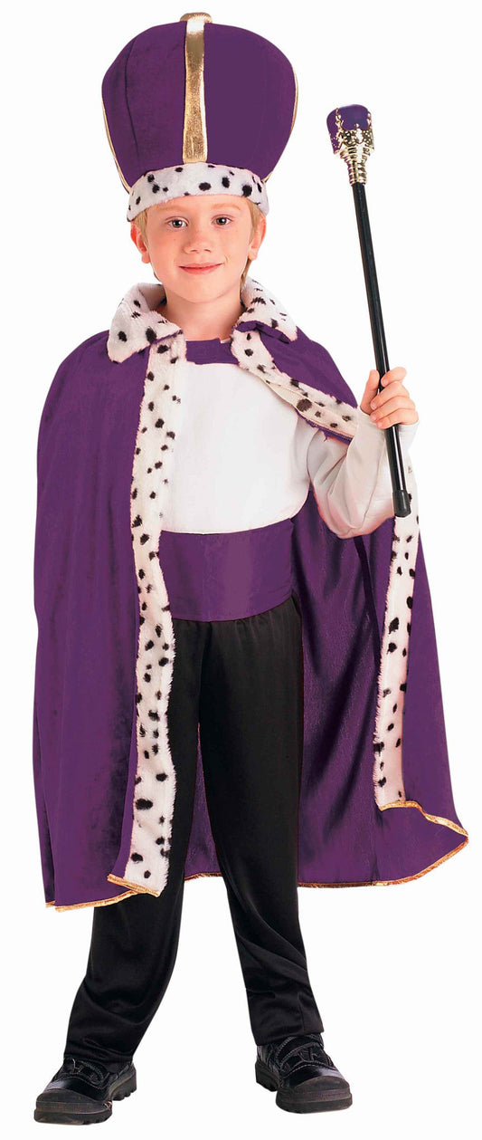 Kids Halloween Costumes King Costume Purple