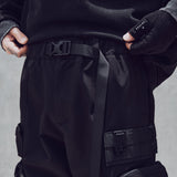 IBP440 Matte Black Paratrooper Joggers