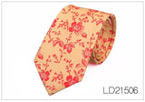 Men's Casual Fashion 6cm Flower Graffiti Tie