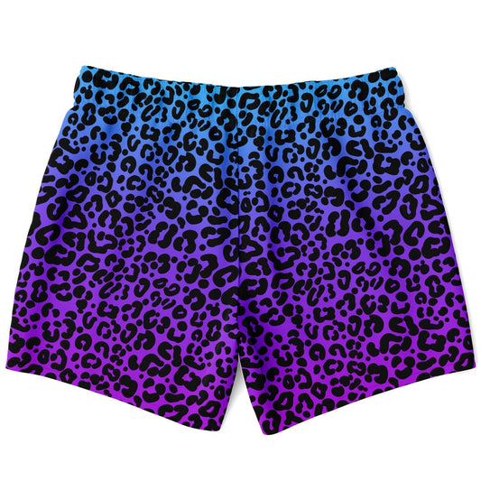 Rad Palm Men's Ombre Leopard Swim Trunks