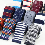 Men's Knitted Leisure Striped Ties