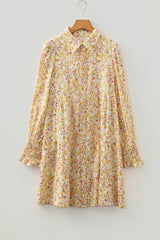 Kaiya Loose Shirt Dress Long Sleeve