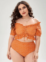 Women's Plus Size Boho Style Bikini