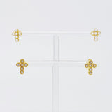 Dainty Cross Stud Earrings