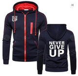 Men's "Never Give Up" Hoodies