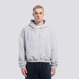 Hip Hop Letters Puff Print Hoodie Personalized Long Sleeve Sweater