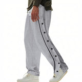 Men's Basketball Tear And Pull Sports Casual Sweatpants