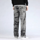 Mens Hip Hop Style Tie Dye Skateboarding Pants