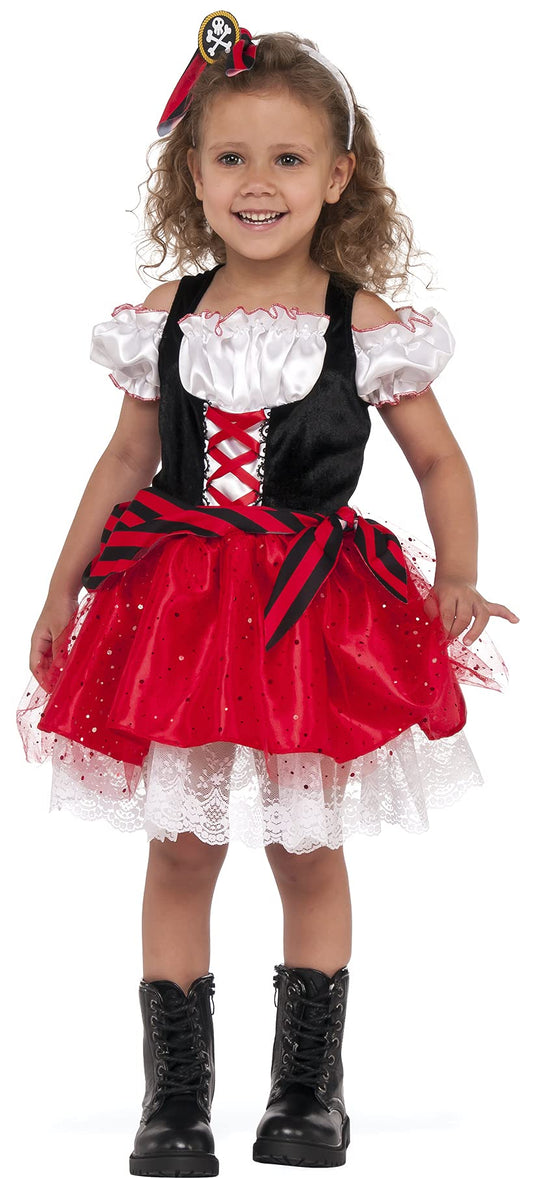 Girls Sassy and Sweet Pirate Costume