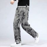 Mens Hip Hop Style Tie Dye Skateboarding Pants