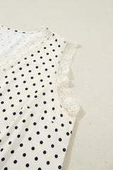Alina Lace Trim Sleeveless PLUS Top