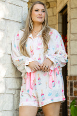 Milani Plus Size Pajama Set-0