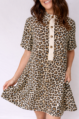 Aisha Sleeve Loose Mini Dress