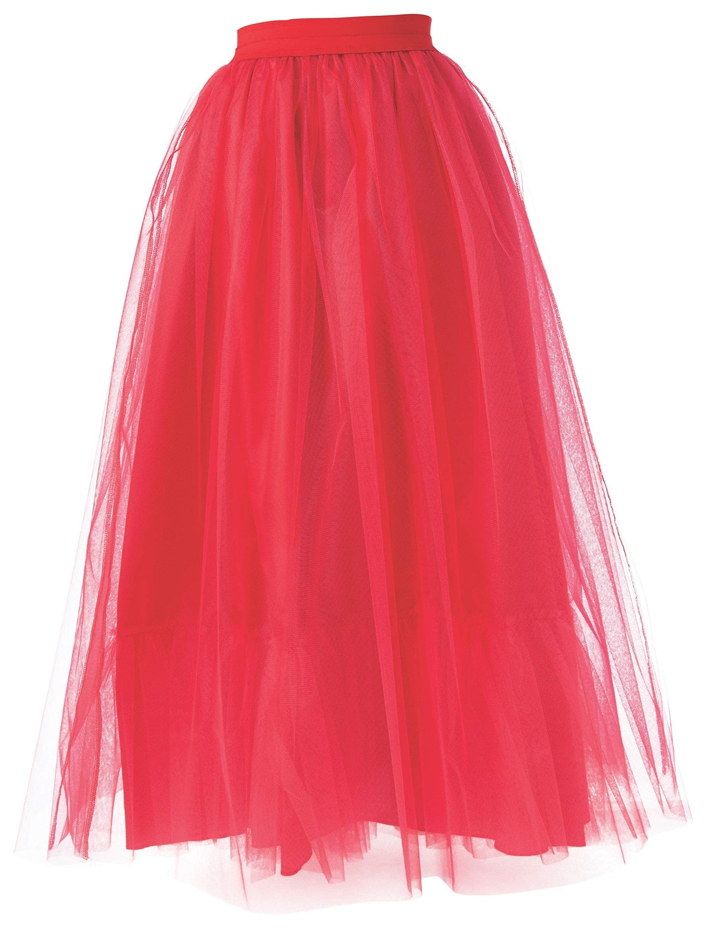 Womens Scarlet Red Skirt Costume Accessory