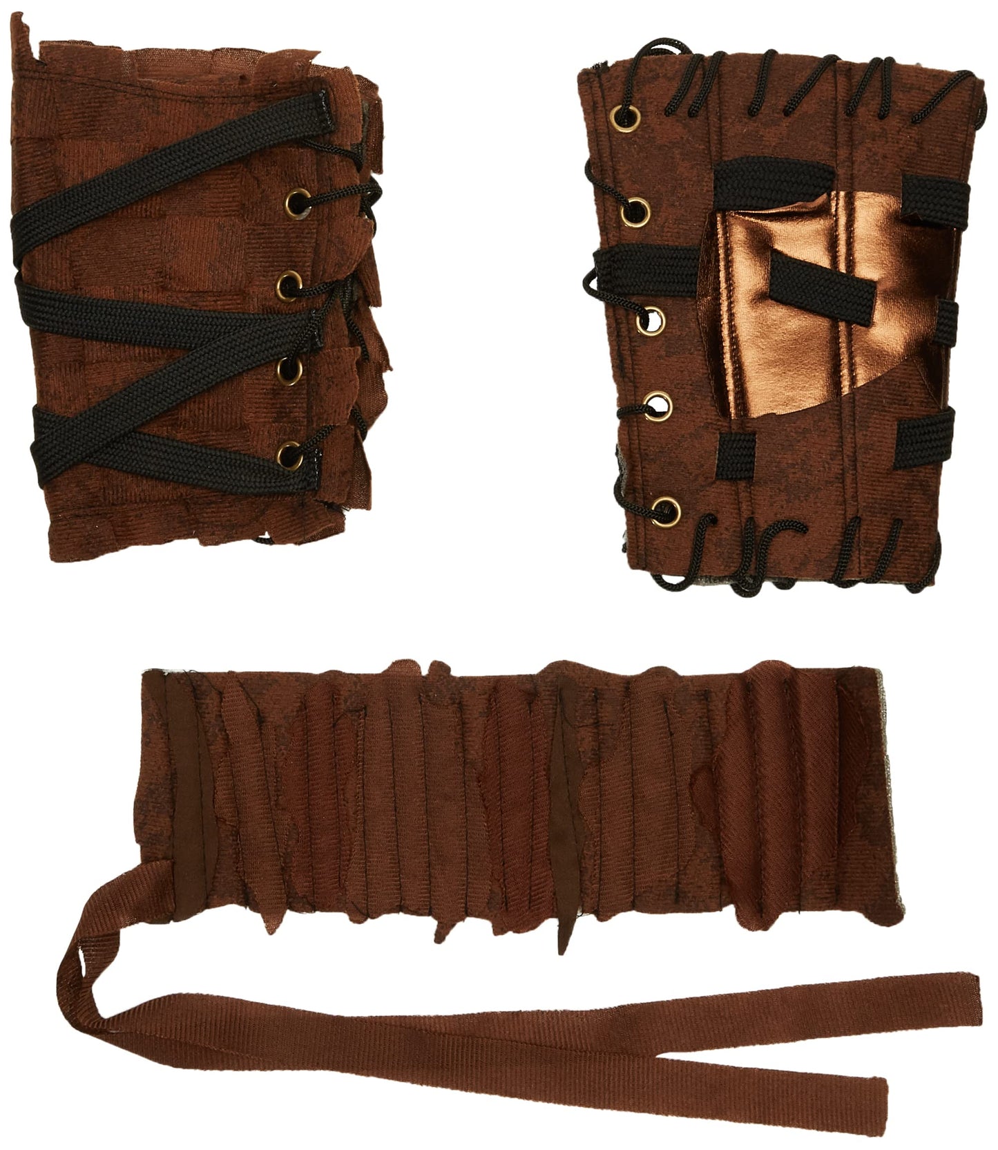 Medieval Guard Arm Band and Wrist Guard Costume Accessory Set