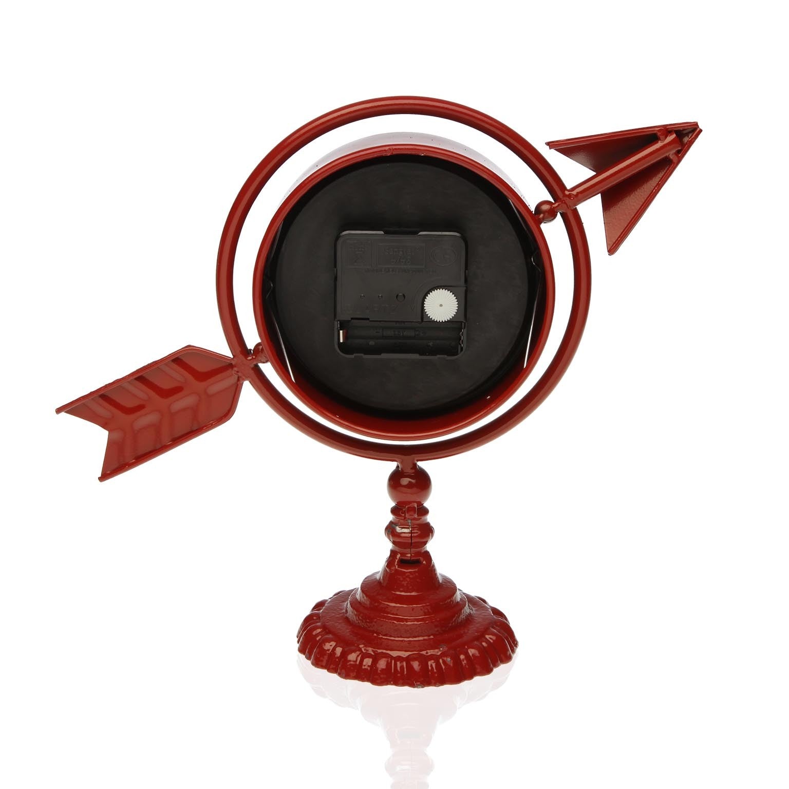 Table clock Versa Maroon Complete arrow-1