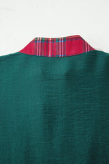 Janiyah Patchwork Half Sleeve Blouse