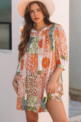 Tallulah Sleeve Chiffon Loose Dress