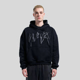 Hip Hop Letters Puff Print Hoodie Personalized Long Sleeve Sweater