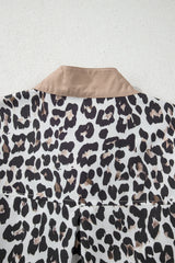 Kayleigh Print Contrast Trim Long Sleeve PLUS Top
