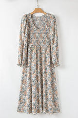 Indy Puff Sleeve Long Dress