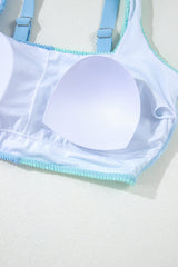 Bonnie Colorblock Square Bikini Swimsuit