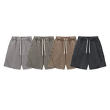 Batik Washed Patch Craft Retro Heavy Men's Trendy Shorts
