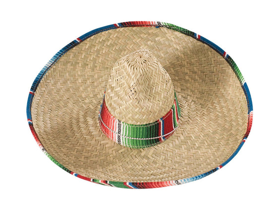 Sombrero with Serape Edge