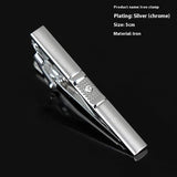 Men's Business Silver Simple Fashion Short Tie Clip