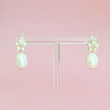 Blooming Freshwater Pearl Drop Earrings