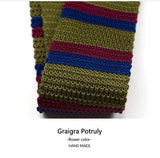 Men's Knitted Leisure Striped Ties