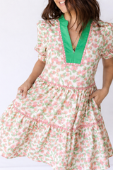 Rachel Short Puff Sleeve Dress