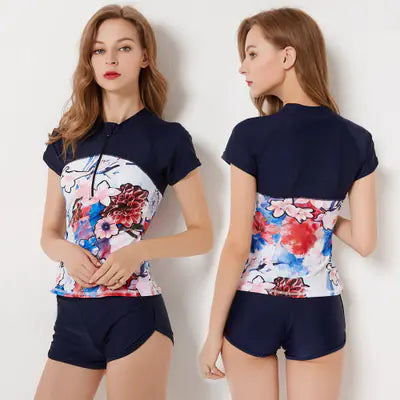 Plus Size Women's Two-Piece Swimwear Set