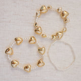 Annie Puffy Hearts Bracelet Set Of 3