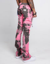 AJ04L COLOR DYE LOOSE JEANS